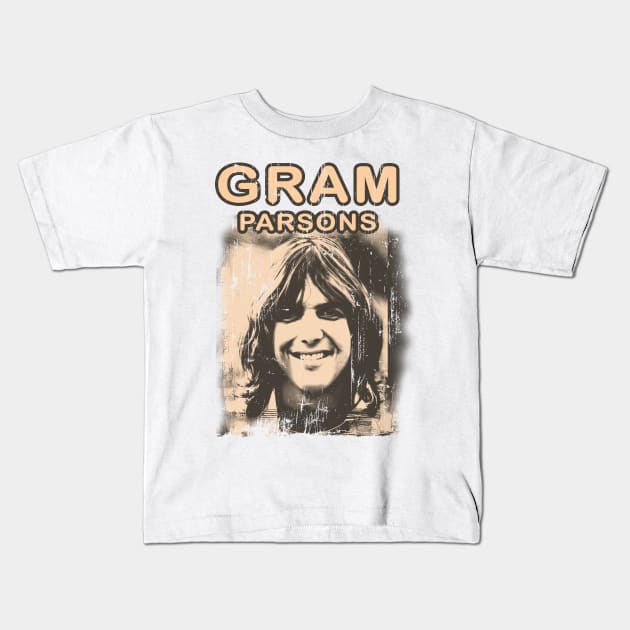 Gram Parsons LOVE Kids T-Shirt by freshtext Apparel10